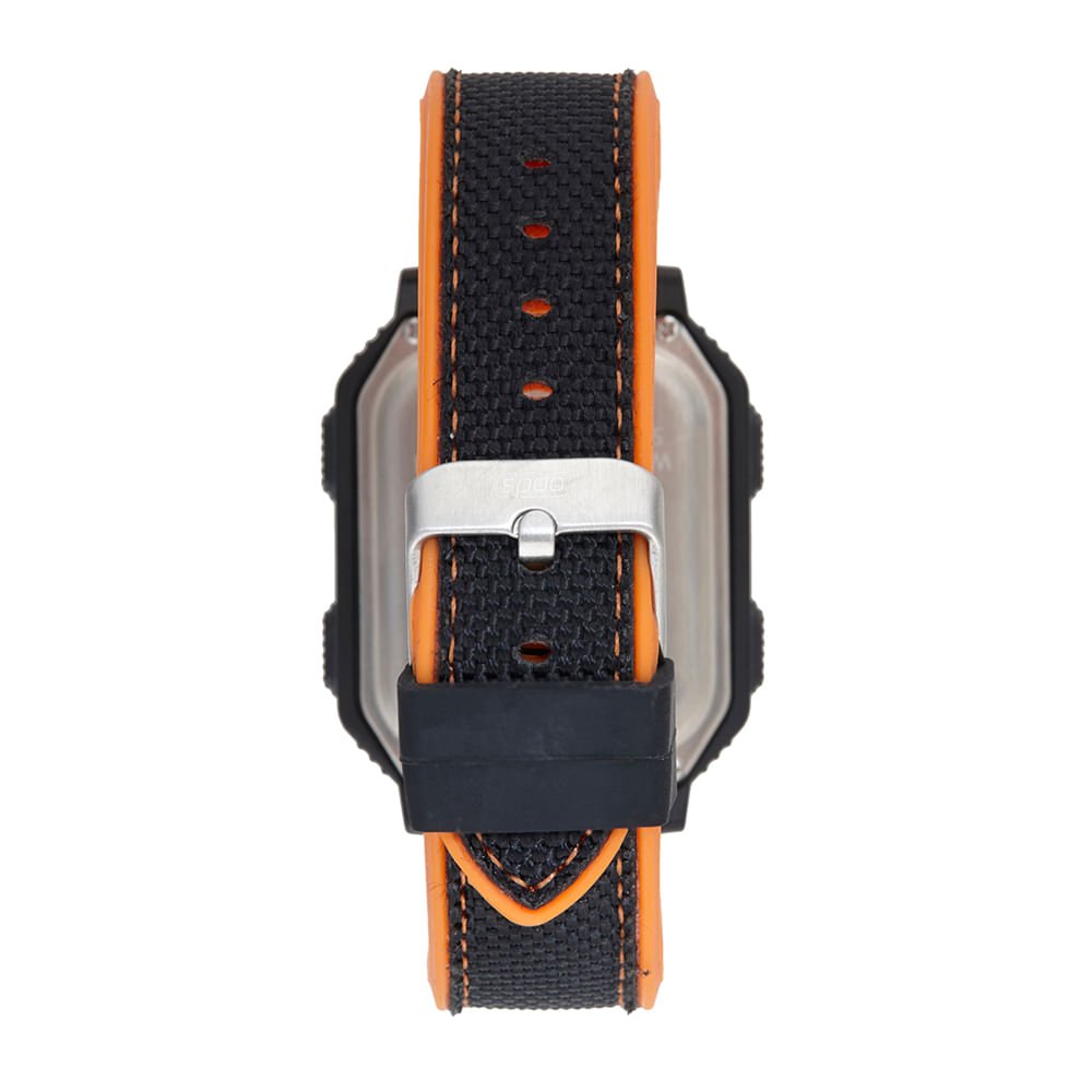 Relógio Masculino Speedo Anadigi Preto Quadrado Preto 4
