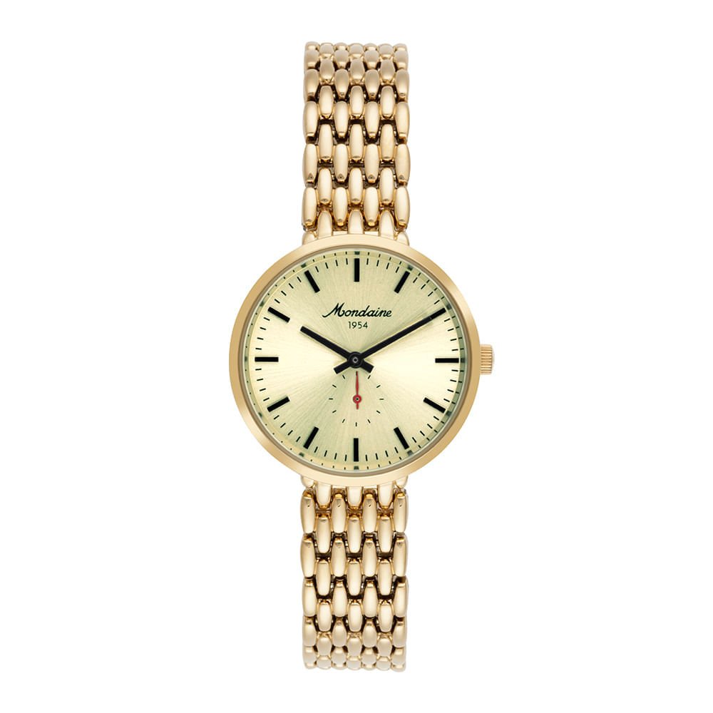 Relógio Feminino Dourado Index Completo Preto