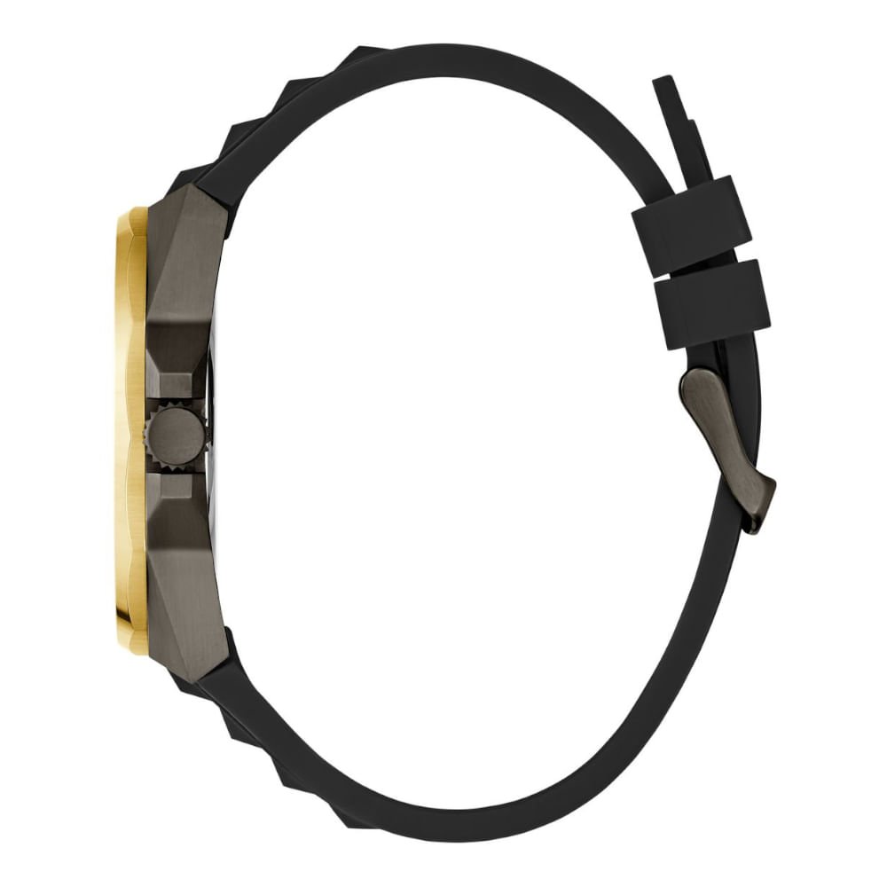 Relógio Guess Masculino Multifunção Esportivo Preto e Dourado Preto 4