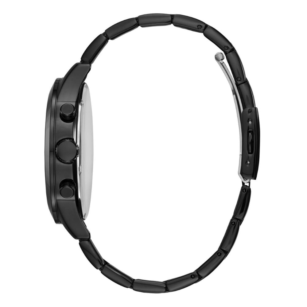 Relógio Guess Masculino Cronógrafo Aço Preto Preto 4