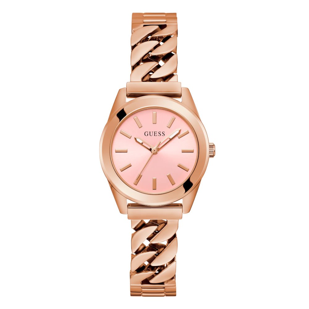 Relógio Guess Feminino Corrente Rosé