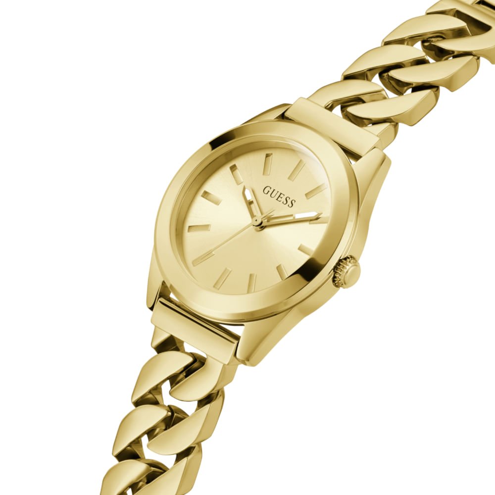 Relógio Guess Feminino Corrente Dourado Dourado 2