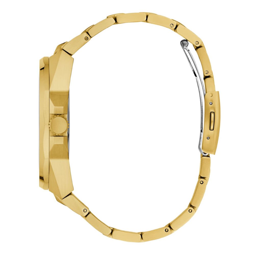 Relógio Guess Masculino Multifunção Esportivo Dourado Dourado 4