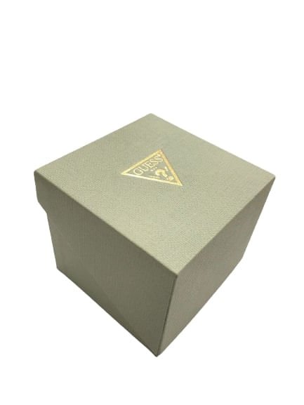 Relógio Guess Masculino Detalhe Pneu Silicone Dourado Dourado 6