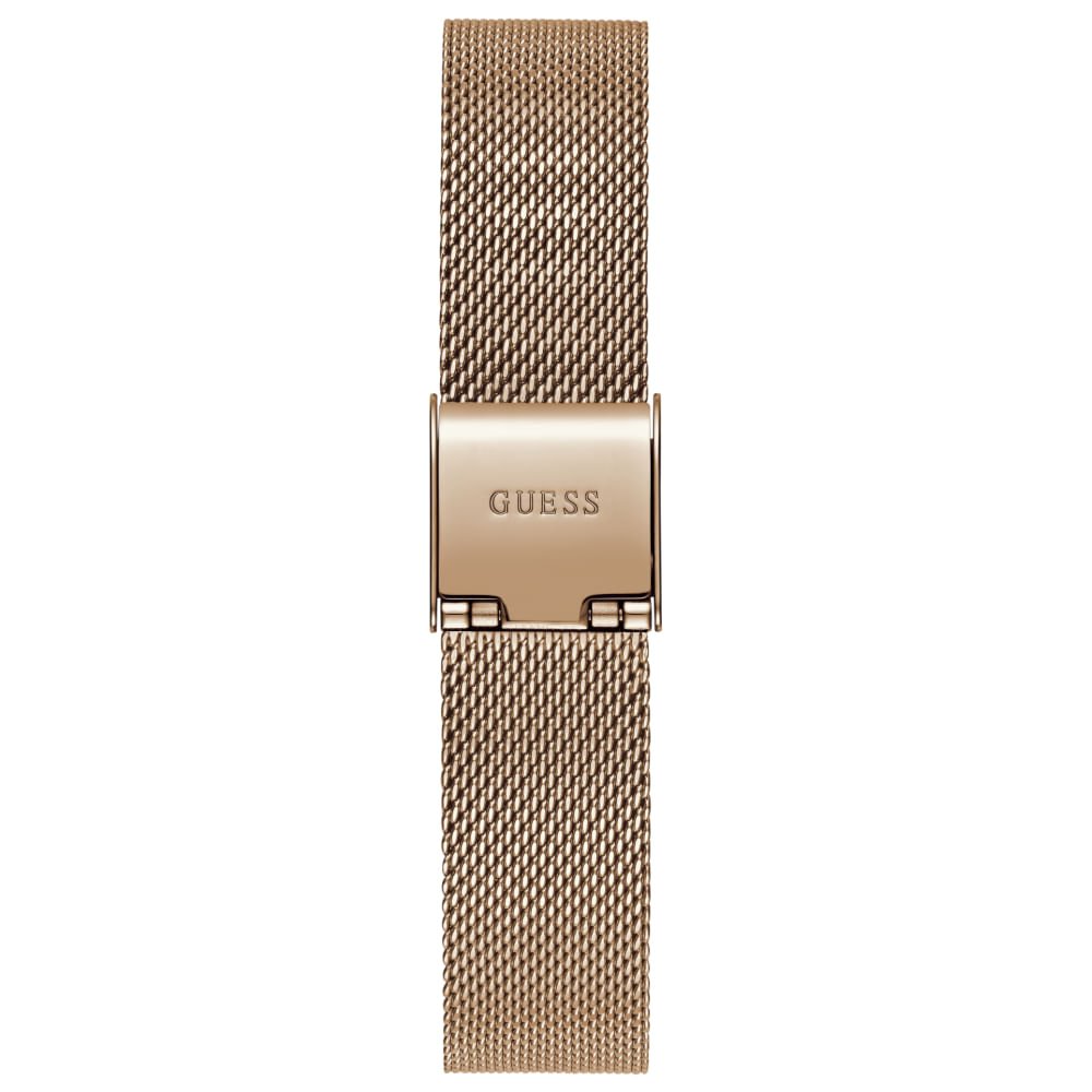 Relógio Guess Feminino Cristais Malha de Aço Rosé Dourado 5