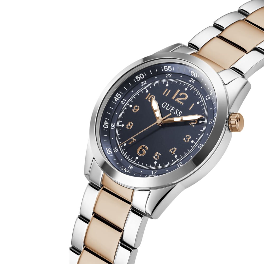 Relógio Guess Masculino Clássico Prata Prata 2