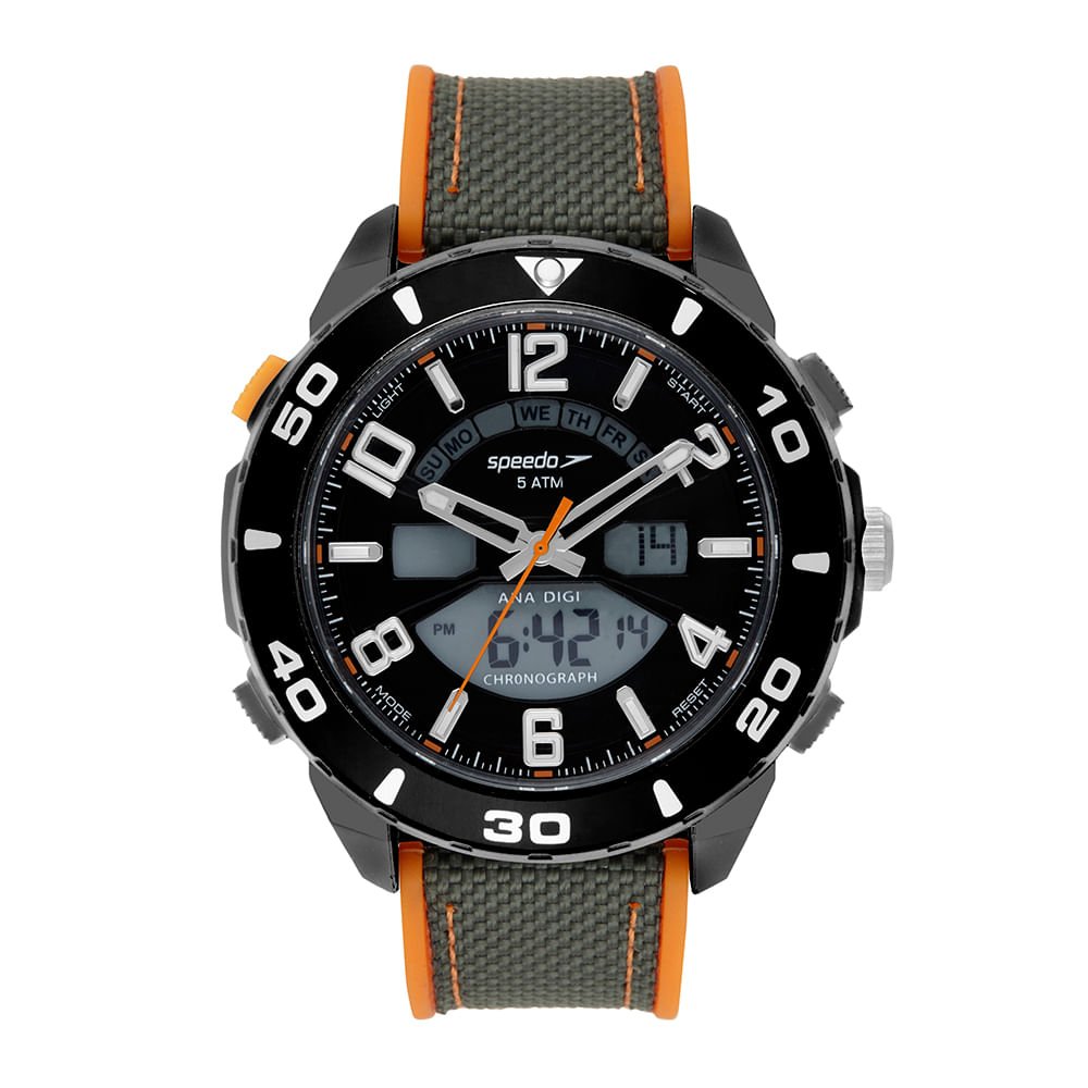 Relógio Masculino Speedo Pulseira Marrom