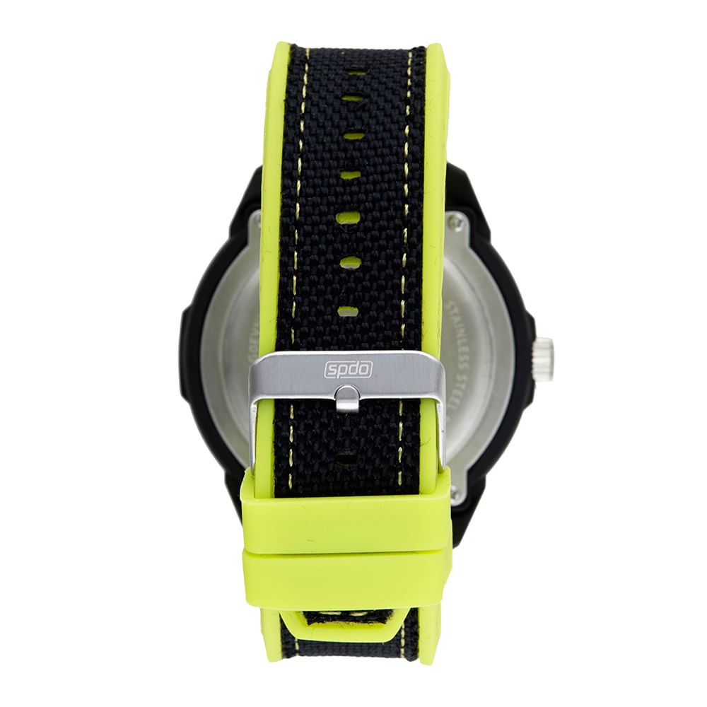 Relógio Masculino Speedo Dia da Semana Preto Preto 3