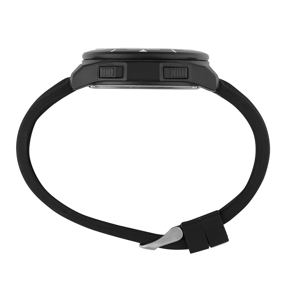 Relógio Masculino Speedo Anadigi Preto Silicone Preto 4