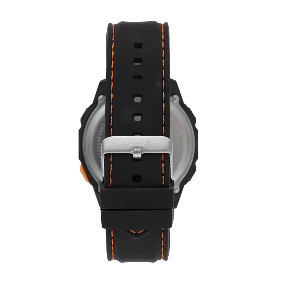 Relógio Masculino Speedo Anadigi Preto Silicone