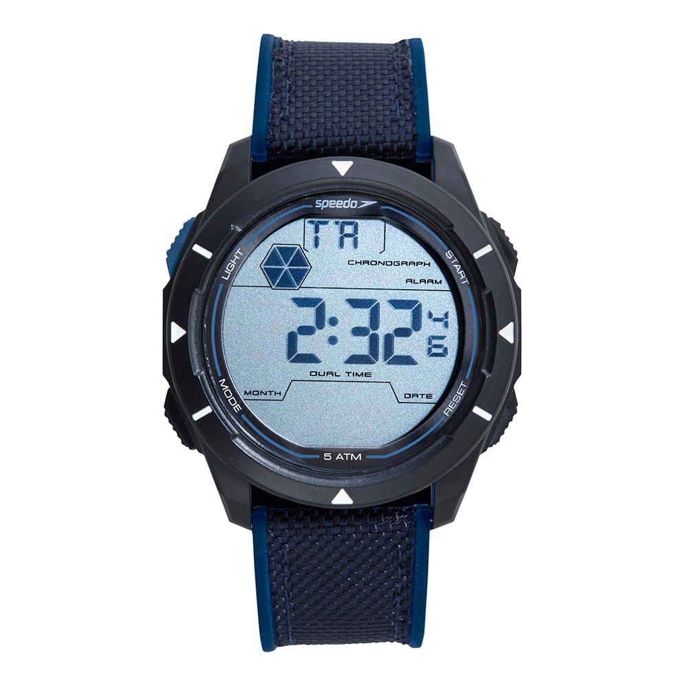 Relógio Masculino Speedo Anadigi Azul Minimalista