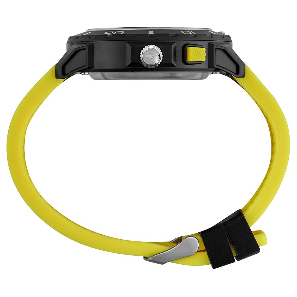 Relógio Masculino Speedo Anadigi Amarelo e Preto Preto 2
