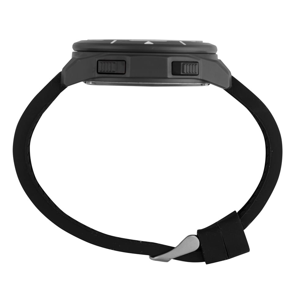 Relógio Masculino Speedo Pedômetro Preto Detalhes Vermelhos Preto 3