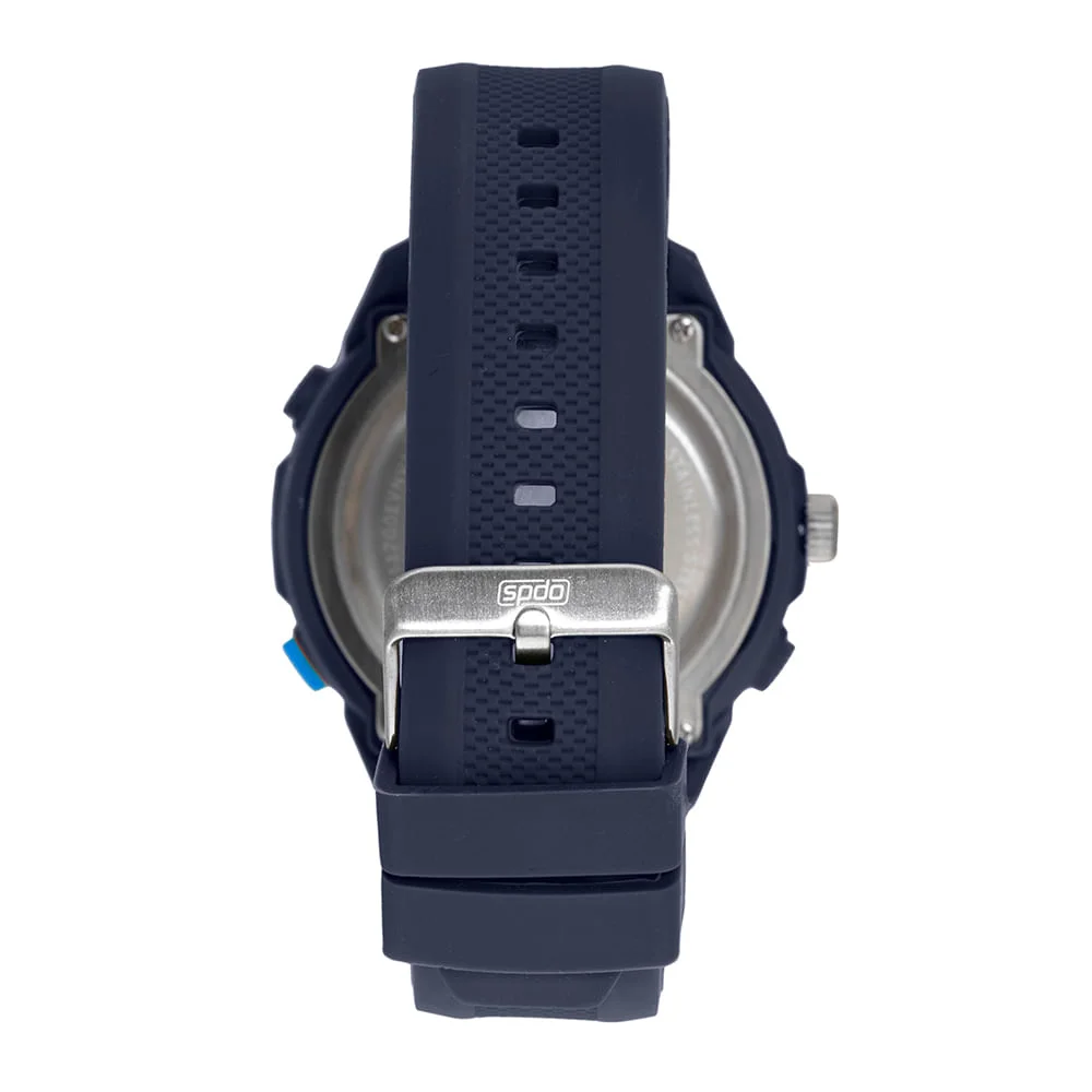 Relógio Masculino Speedo Anadigi Pulseira Silicone Azul 3