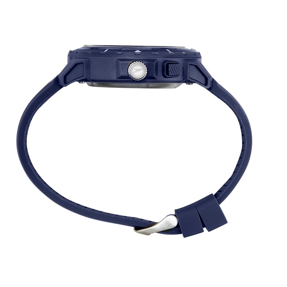 Relógio Masculino Speedo Anadigi Pulseira Silicone Azul 4