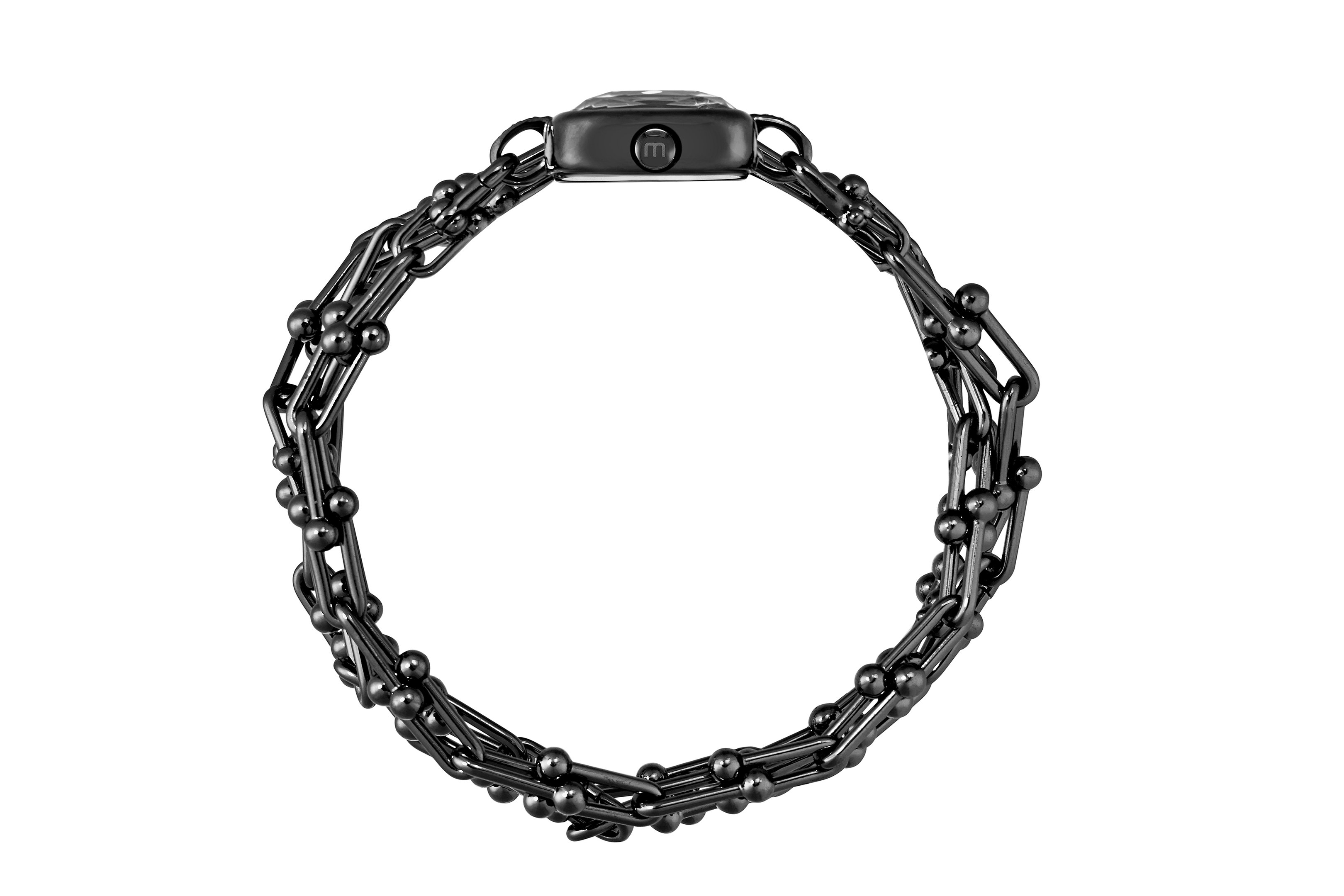 Relógio Feminino My Way Corrente Versátil Preto Preto 3