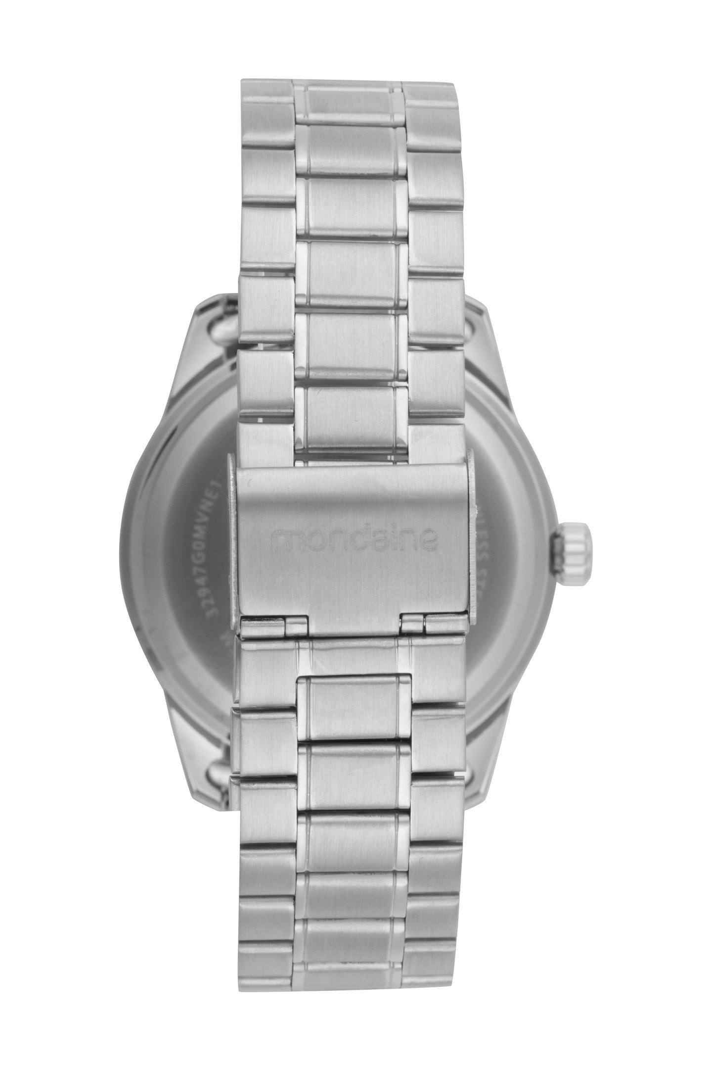 Relógio Masculino Slim Calendário Aço Prata Prata 2