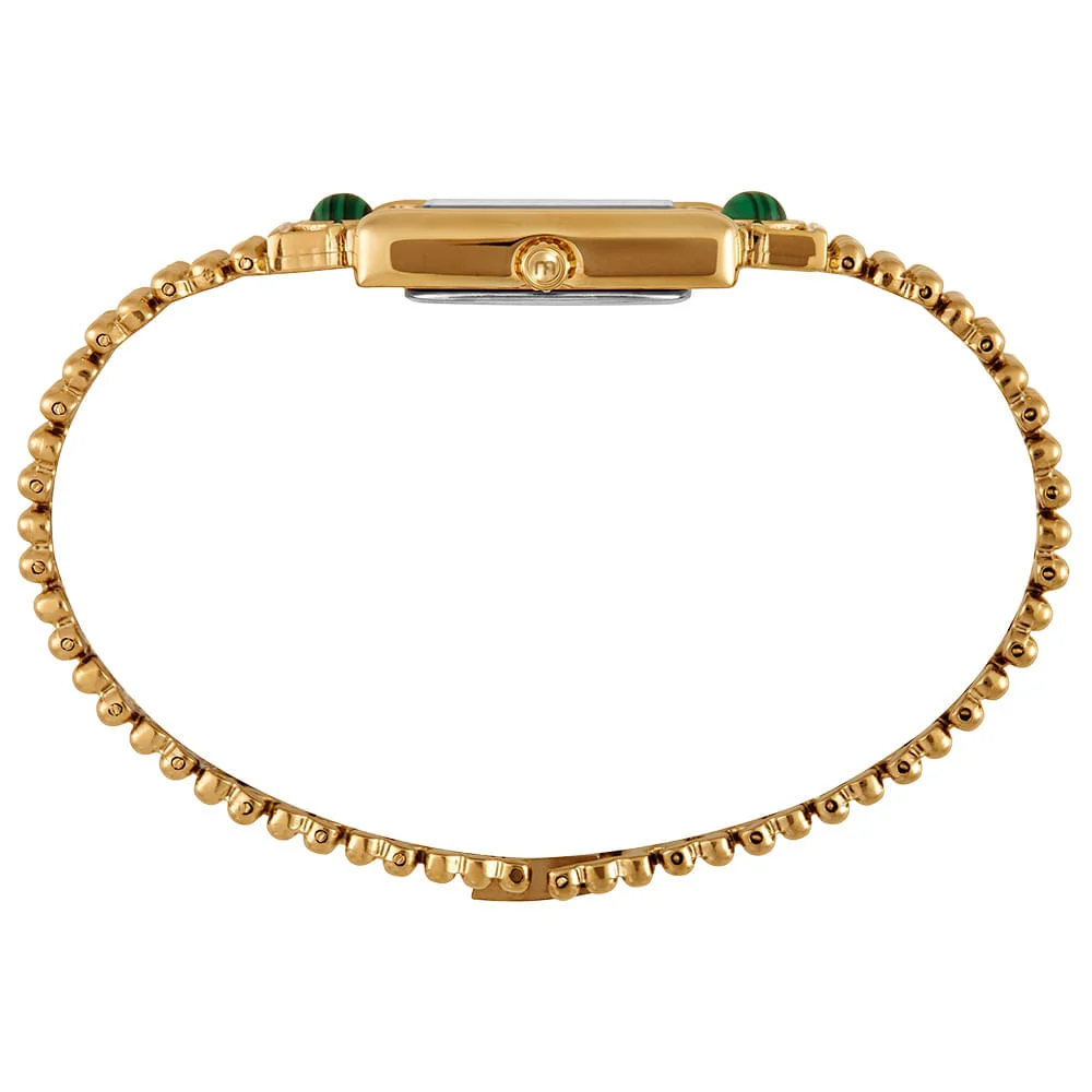 Relógio Feminino Mondaine Dourado Metal Quadrado Luxo Dourado 3