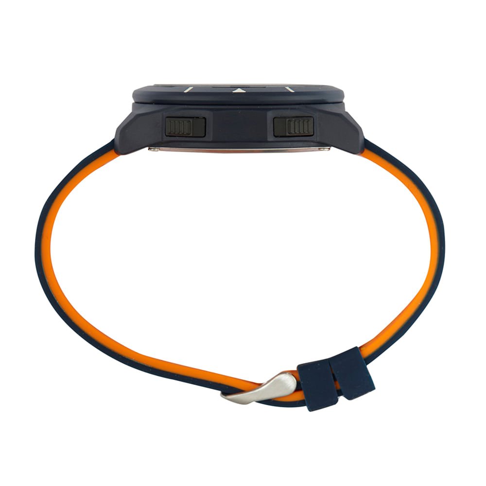 Relógio Masculino Speedo Digital Azul Silicone Preto 4