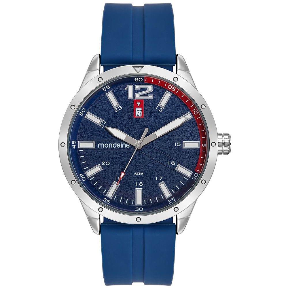 Relógio Masculino LIGE 89103 Triangular Esportivo Prova d'Água Azul