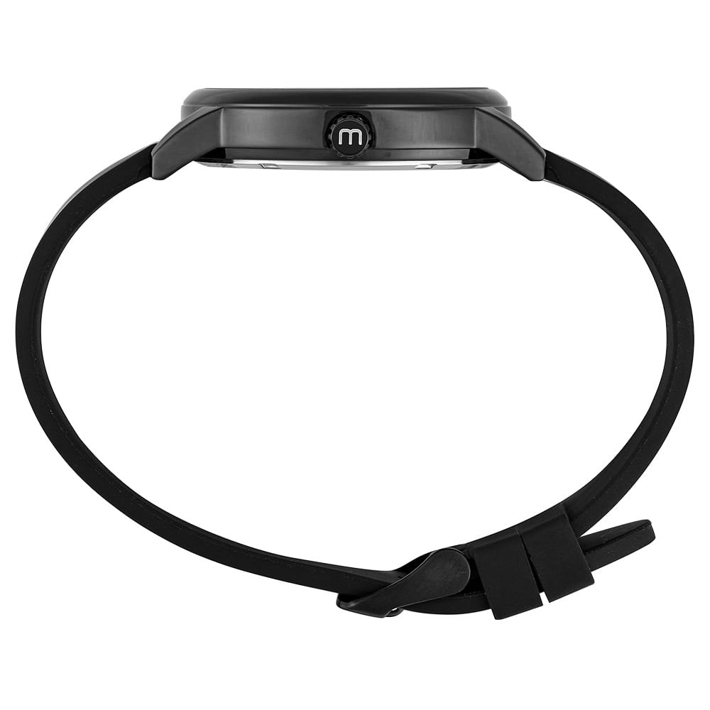 Relógio Masculino Black Esportivo com Pulseira Silicone Preto 2