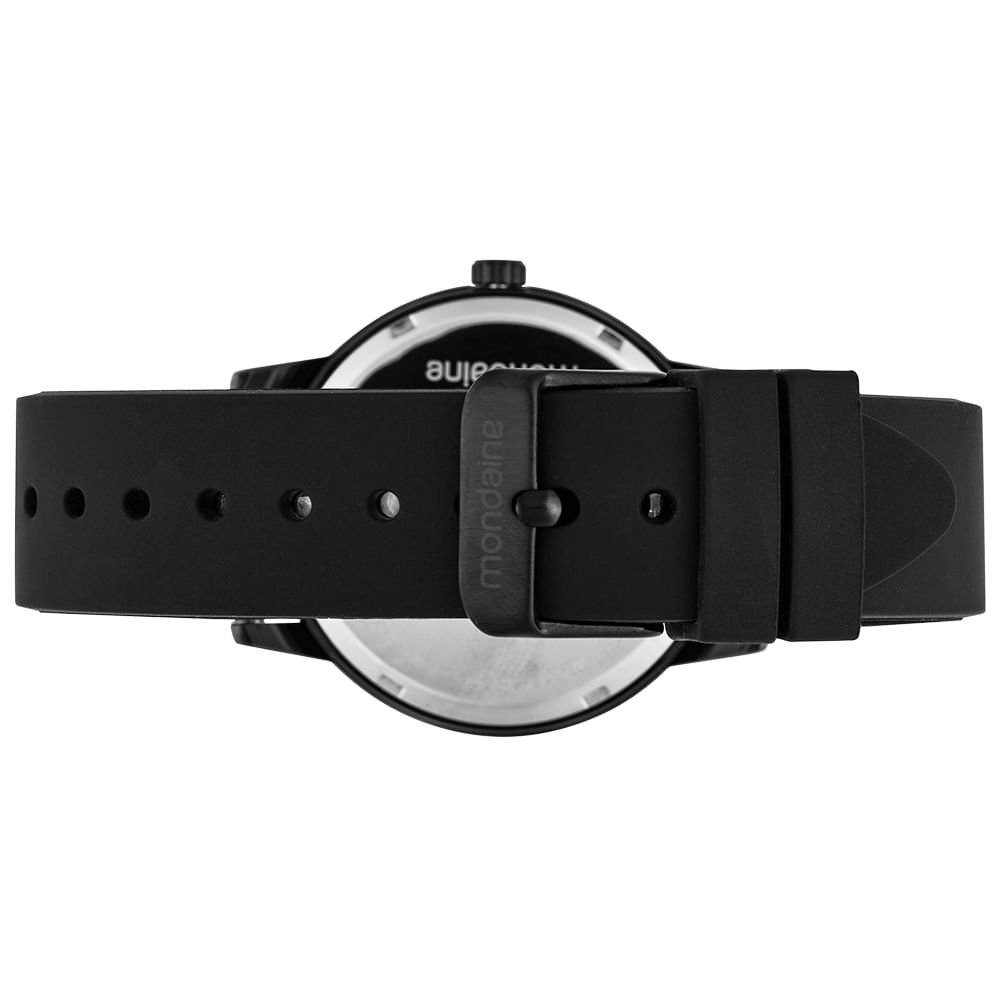 Relógio Masculino Black Esportivo com Pulseira Silicone Preto 3