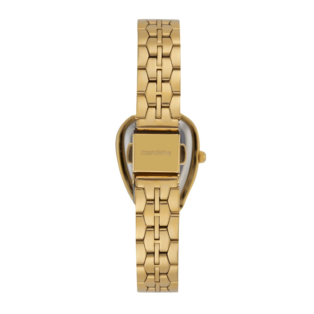Relógio Feminino Serpens Dourado com Cristais Dourado 4
