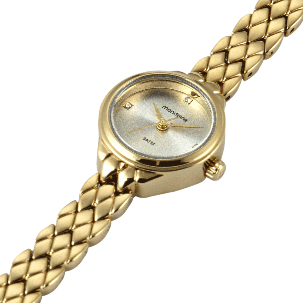 Relógio Feminino Social Dourado
