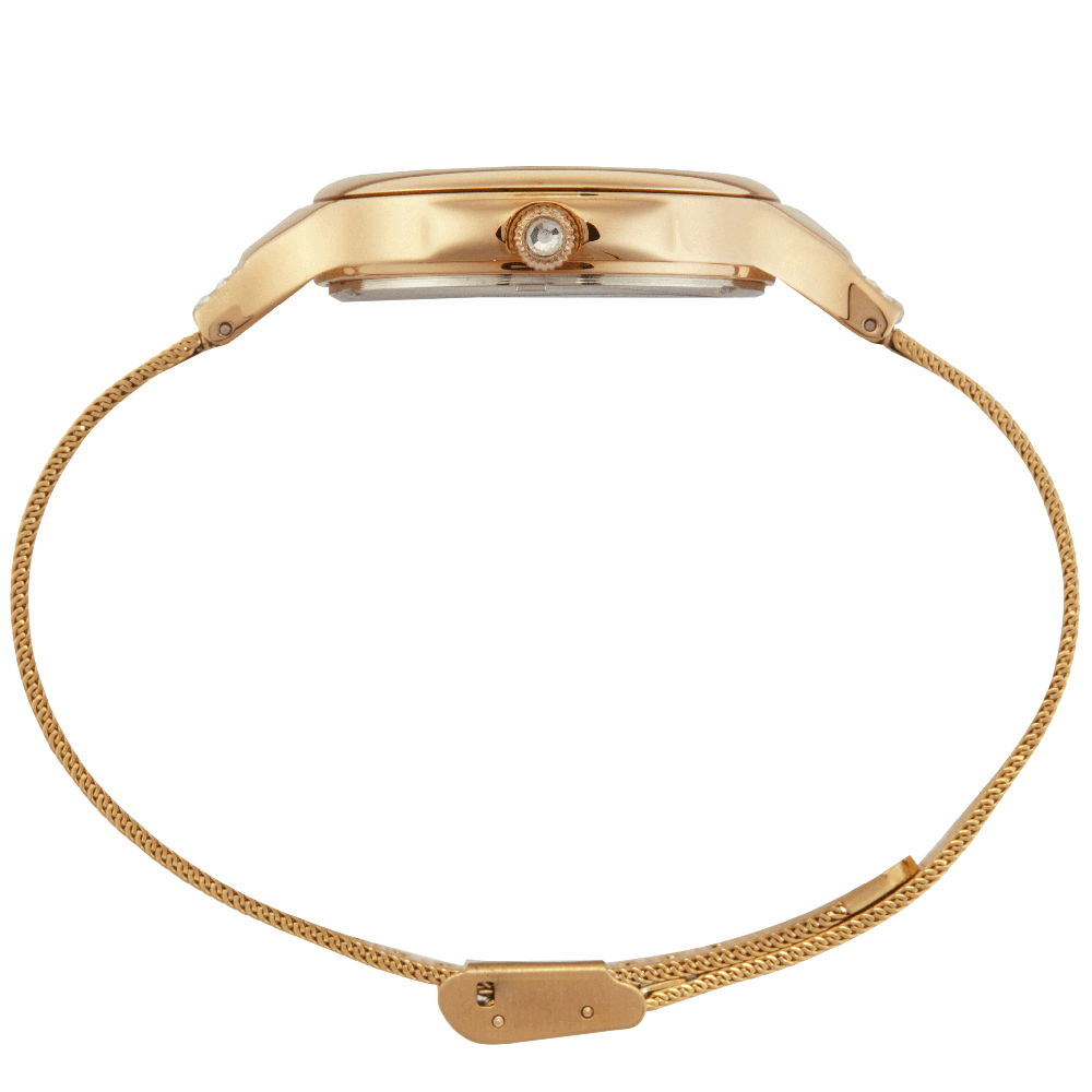 Relógio Feminino Madrepérola Dourado Dourado 3