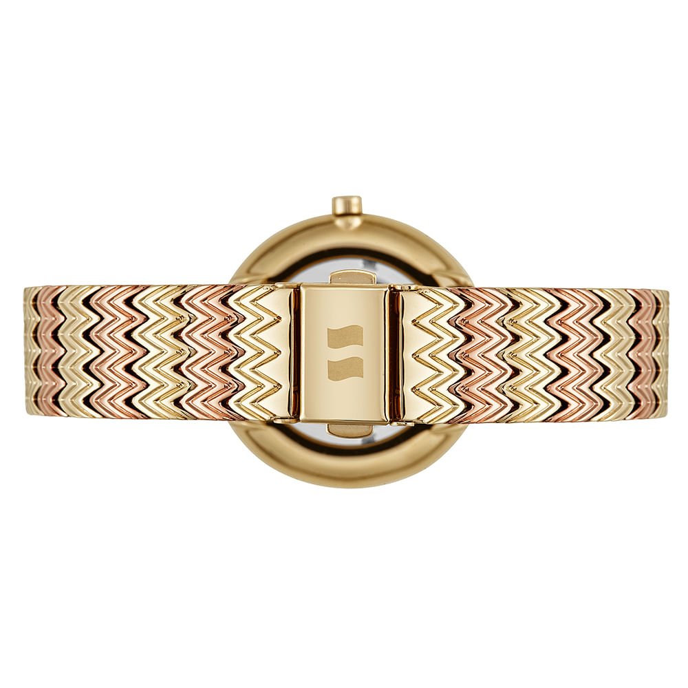 Relógio Feminino Madrepérola Dourado e Rosé Dourado 3