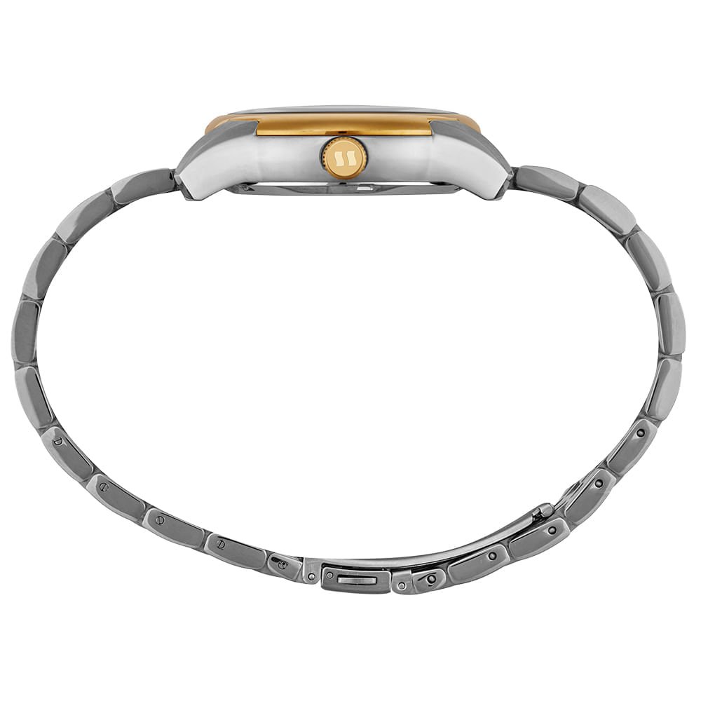 Relógio Masculino Automático Bicolor Mostrador Esqueleto Multicores 4