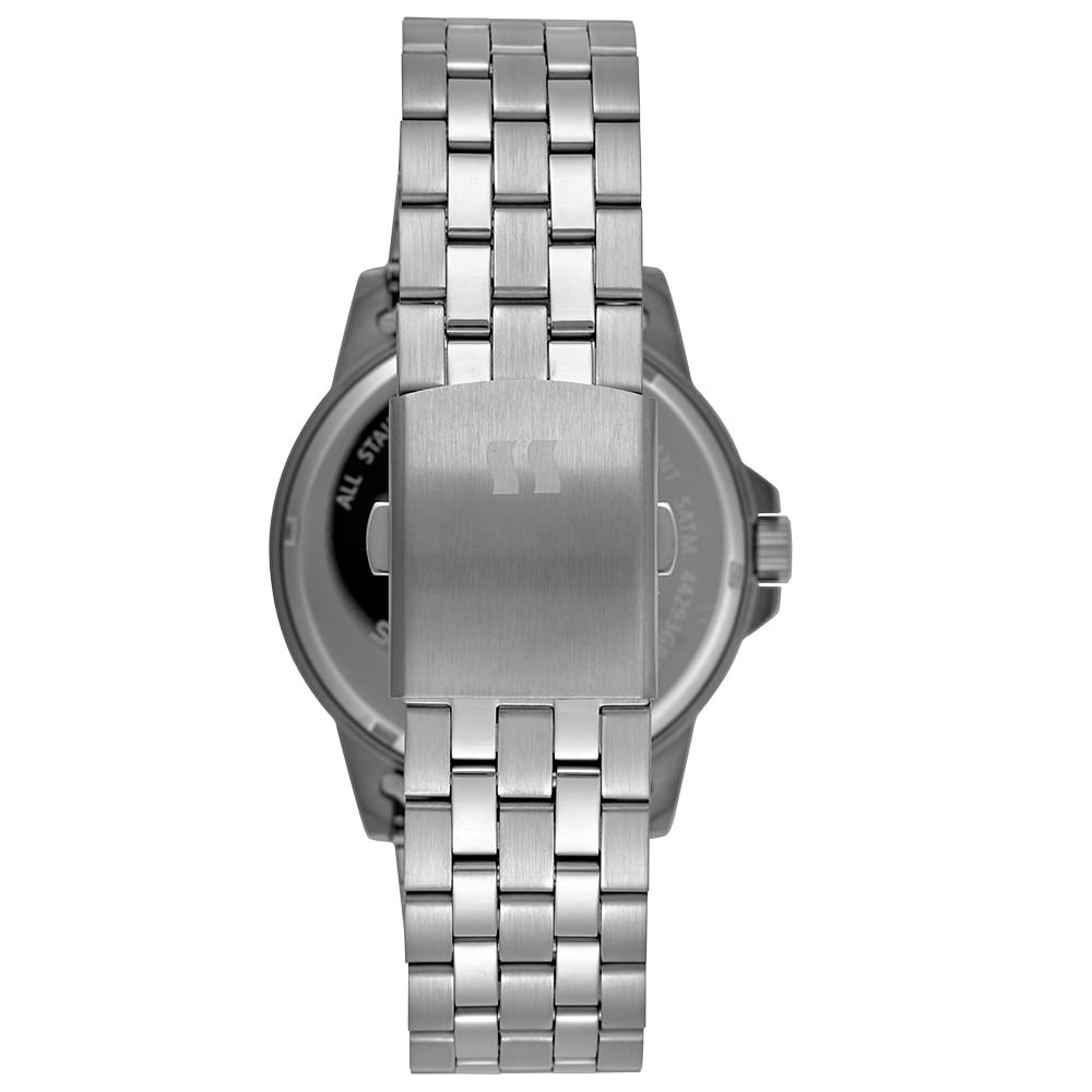 Relógio Masculino Analógico Mostrador Preto Preto 3