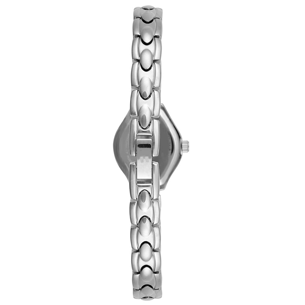 Relógio Feminino Analógico Moderno Prata Prata 4