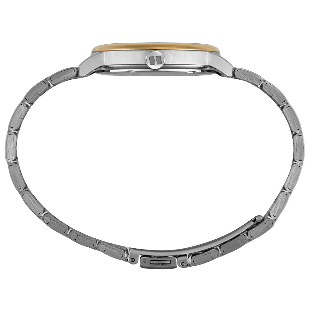 Relógio Feminino Analógico Bicolor Madreperola Multicores 2