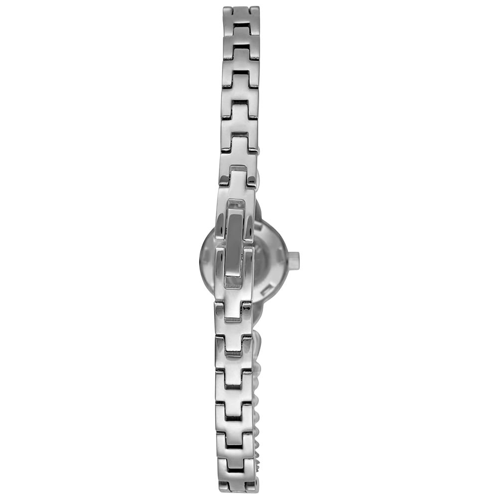 Relógio Feminino Prata Caixa Micro Corrente Delicada Prata 5