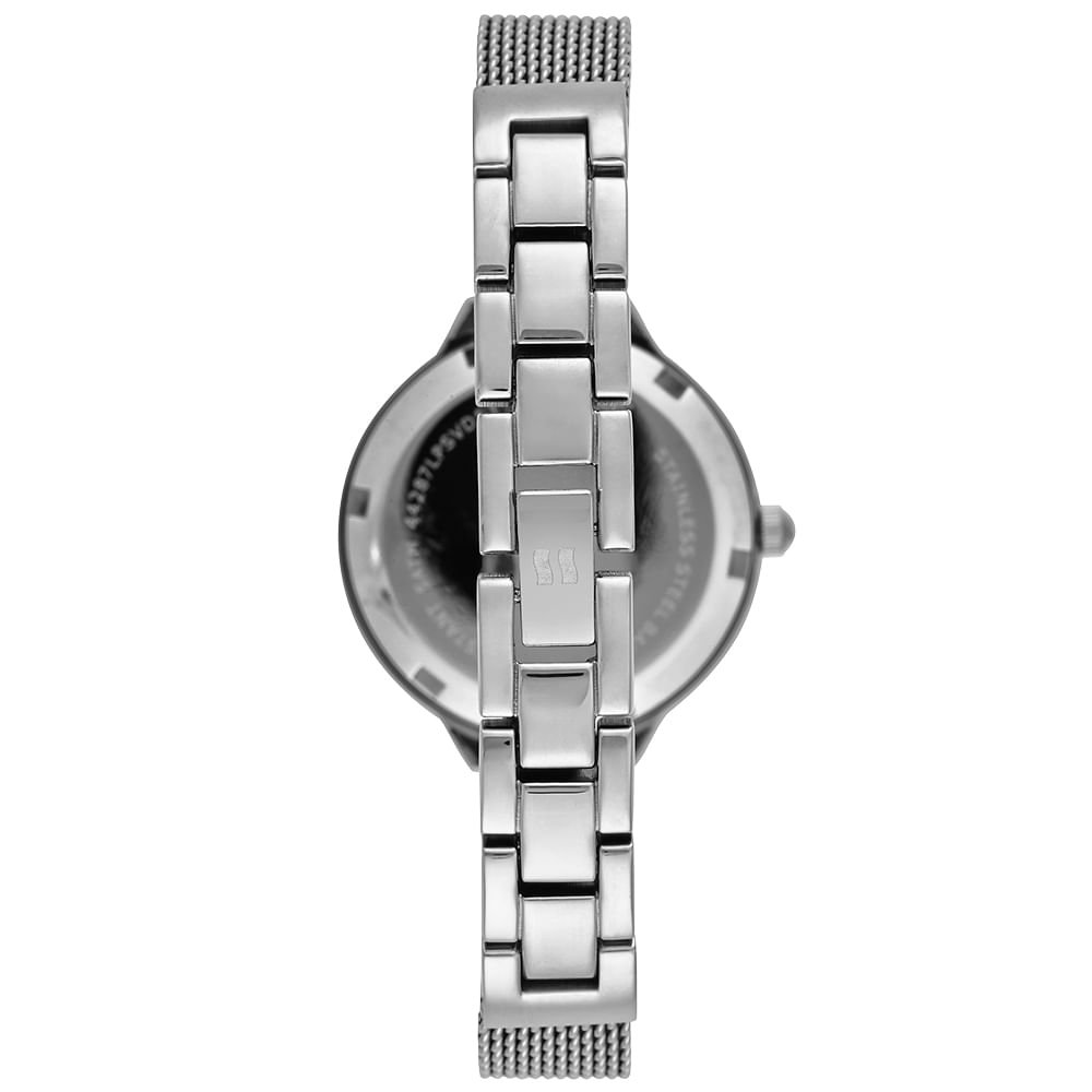 Relógio Feminino Analógico Elegante Prata Minimalista Prata 4