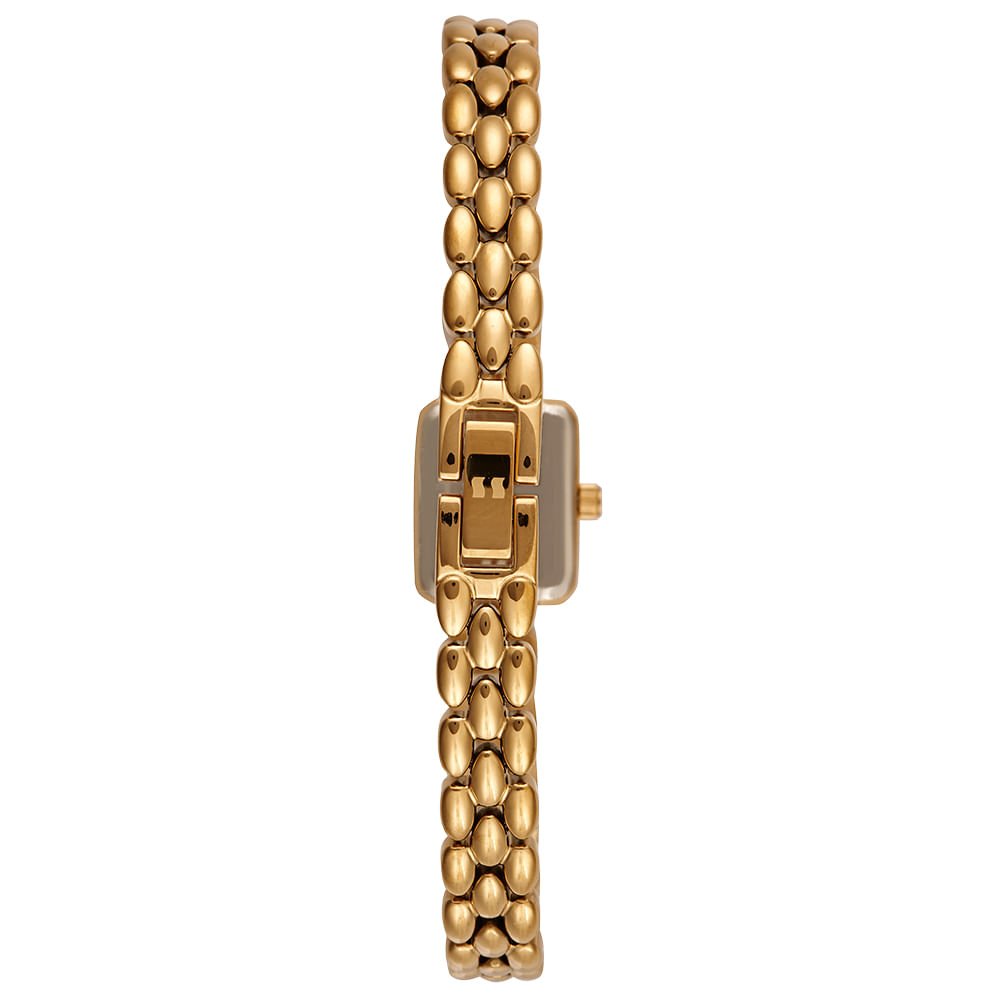 Relógio Feminino Dourado Movimento Micromáquina Dourado 4