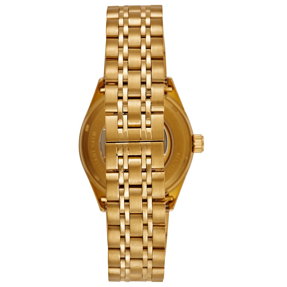 Relógio Masculino Automático em Aço Dourado Dourado 5