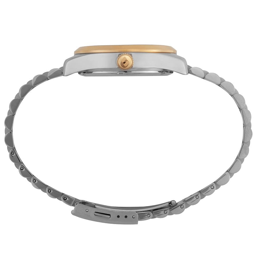 Relógio Automático Masculino Bicolor Aço Jubilee Prata 3
