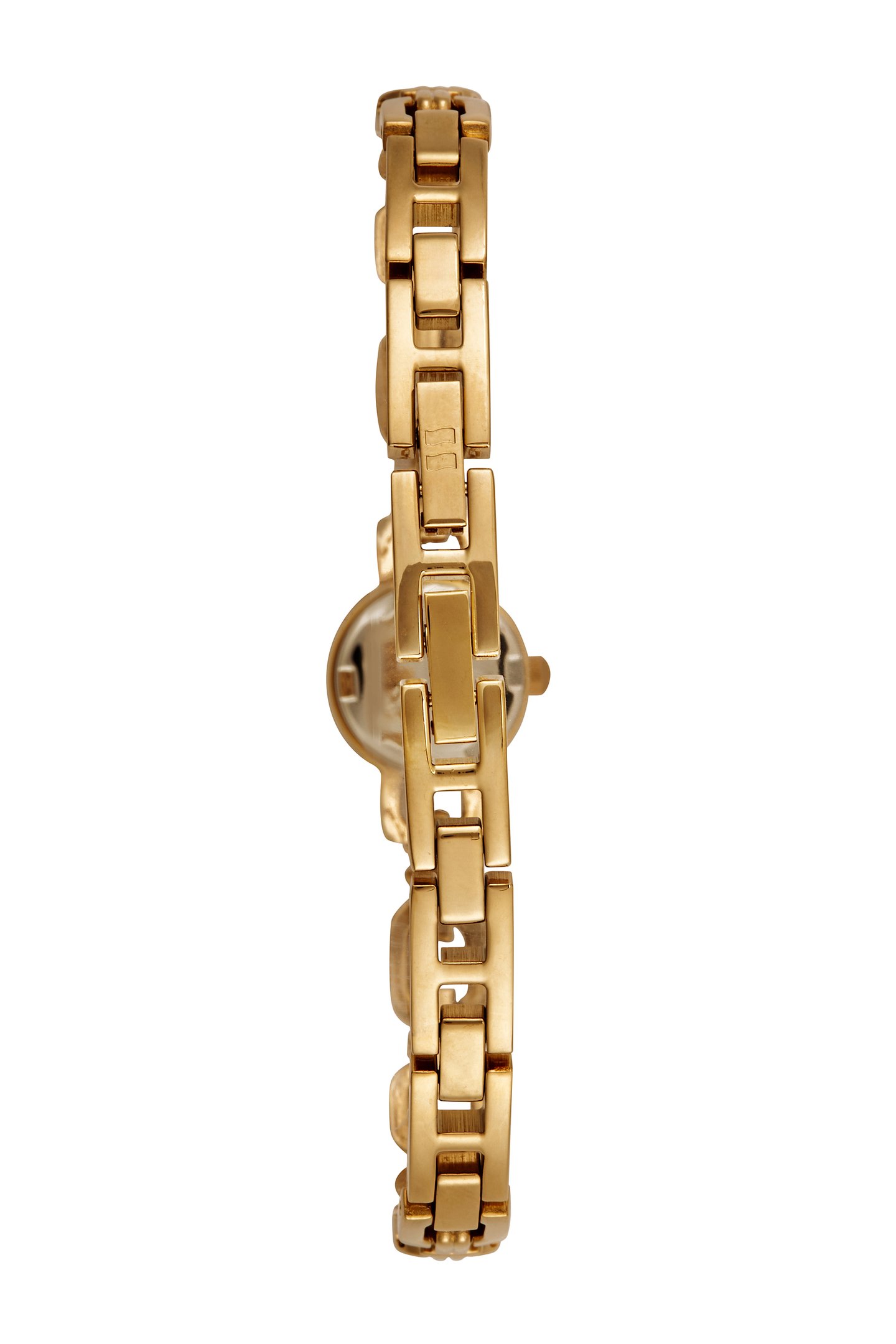 Relógio Feminino Dourado Mini Detalhe Cristal Dourado 4