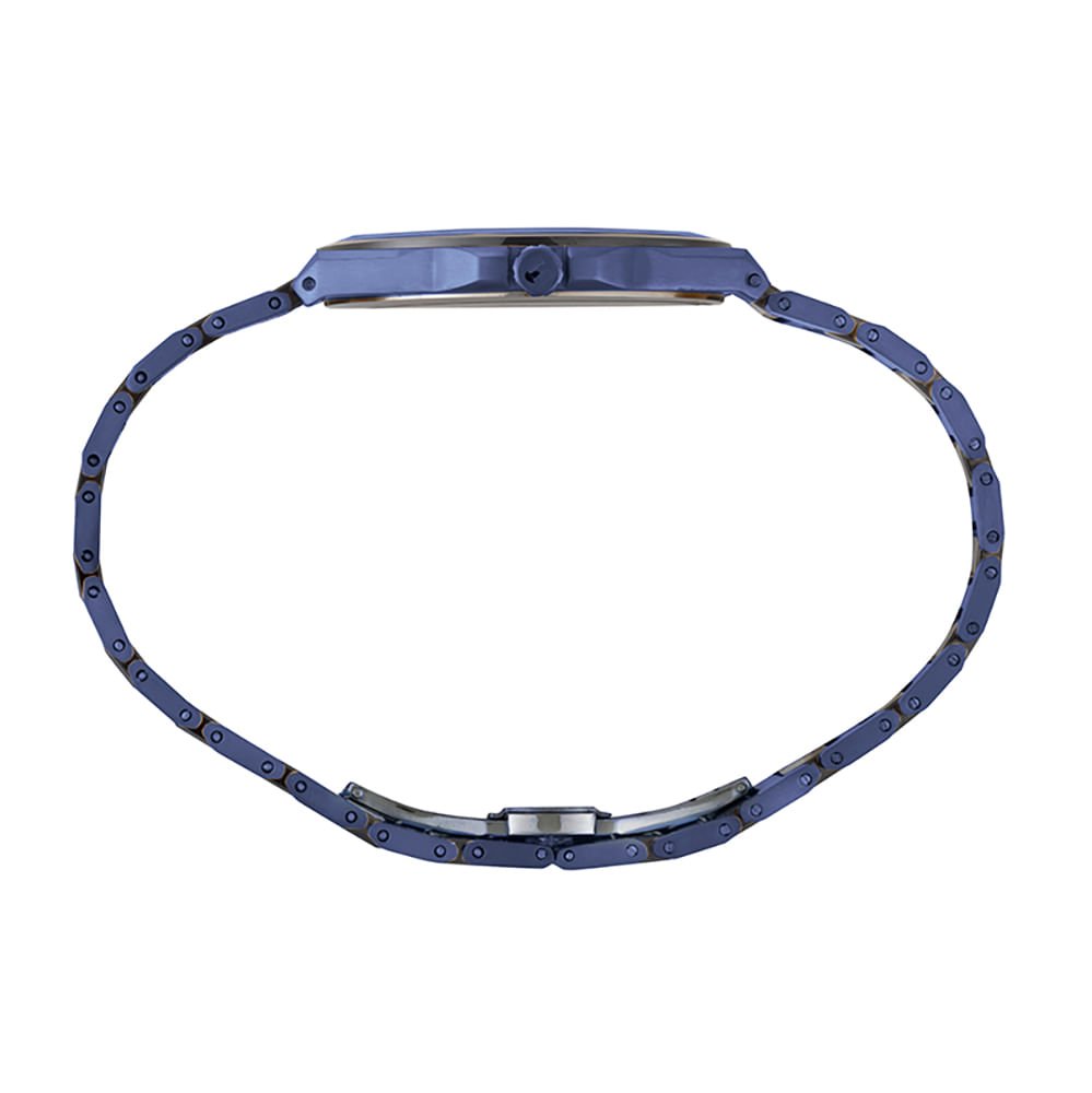Relógio Masculino Kyoto Slim Azul Preto 3