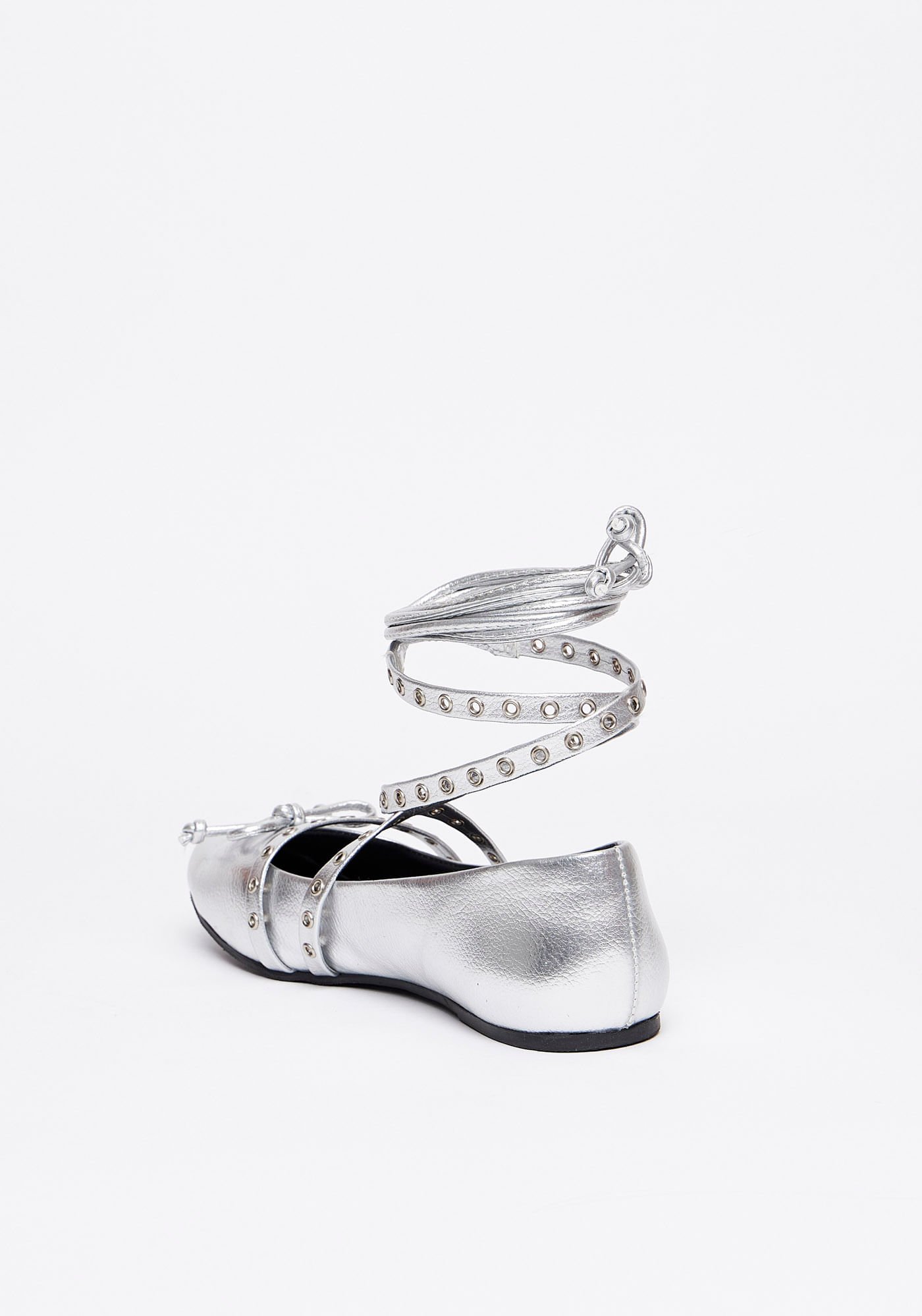 Sapatilha My Favorite Things Amarração Prata 4