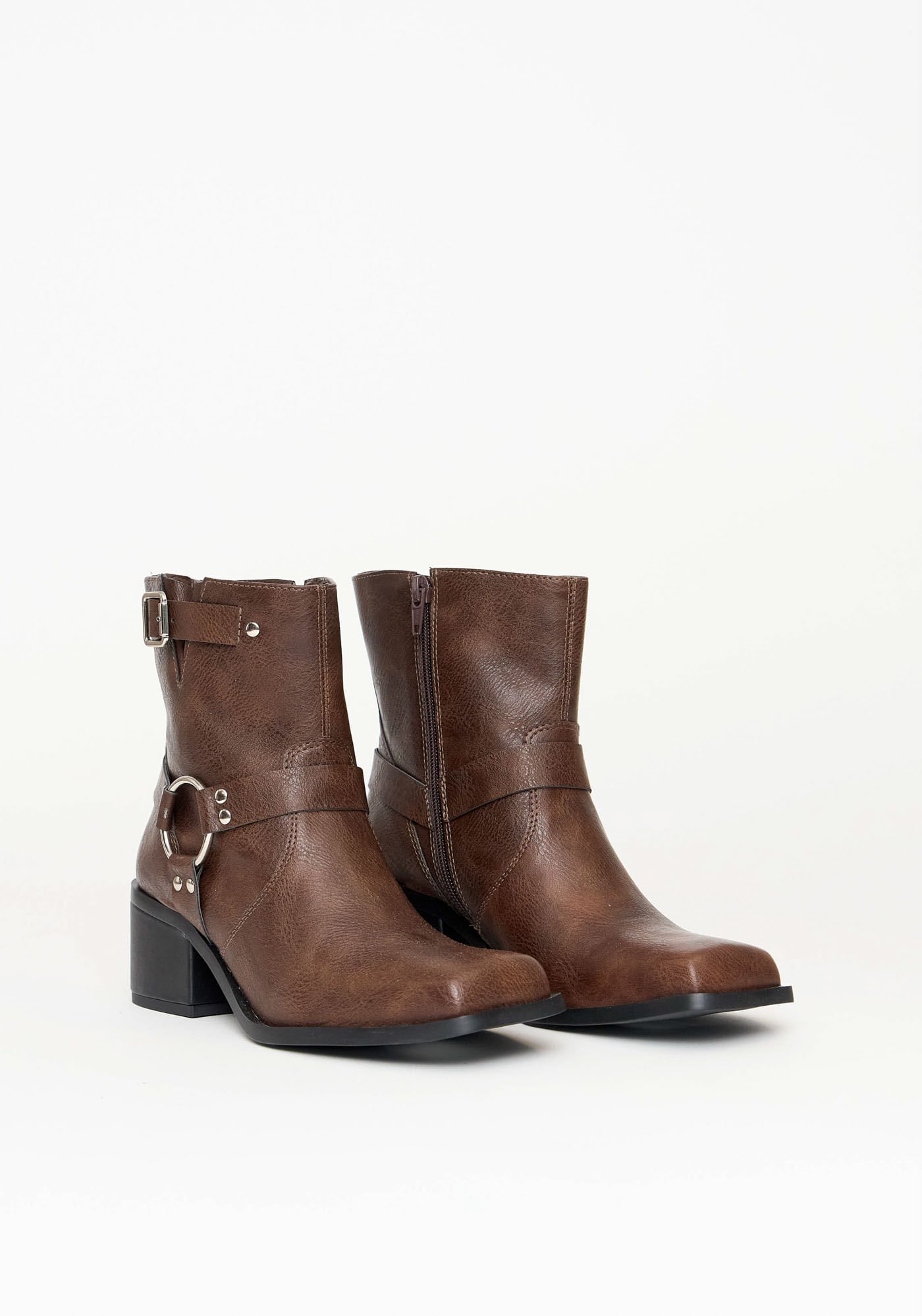 Bota Montaria Cano Baixo Marrom 2