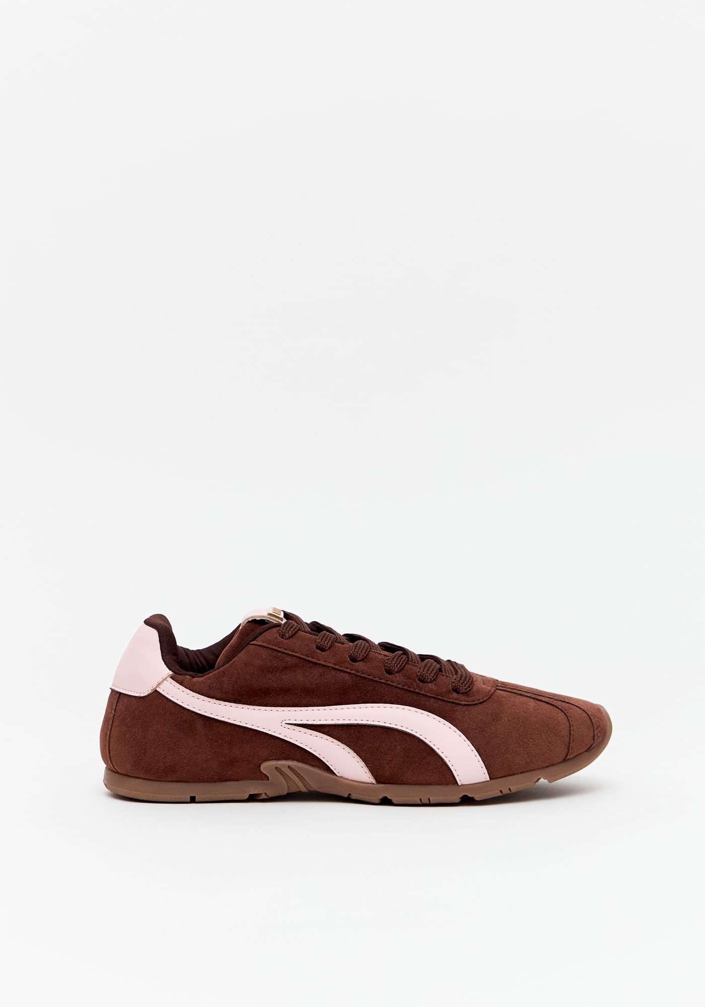 Tênis Camurça Recortes Marrom 4