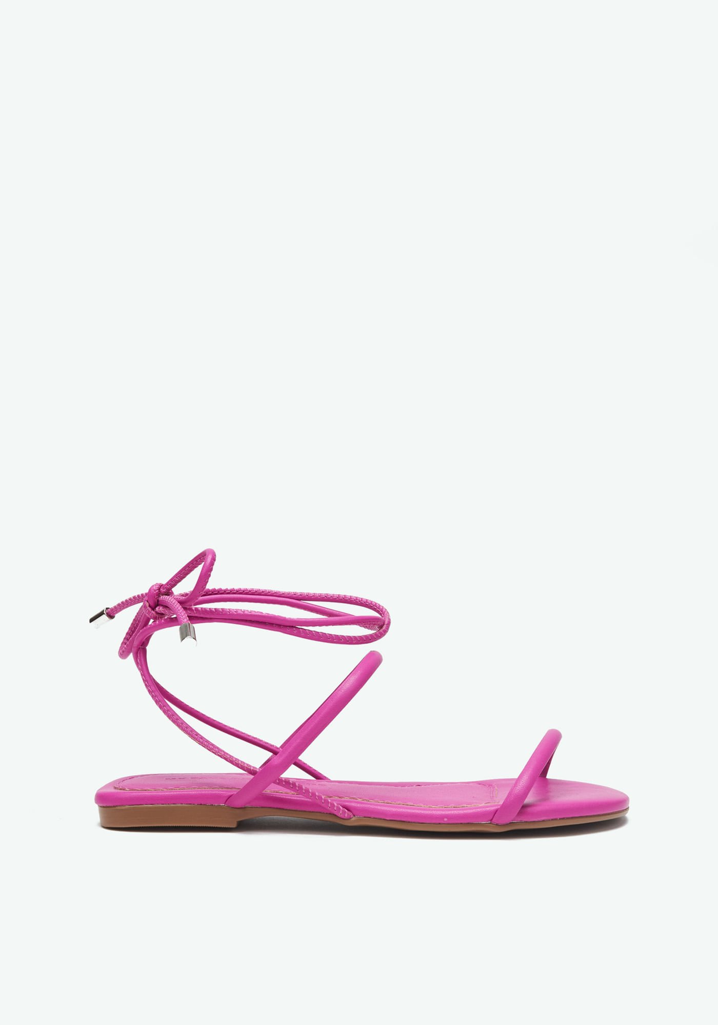 Rasteira Com Amarração Rosa 3