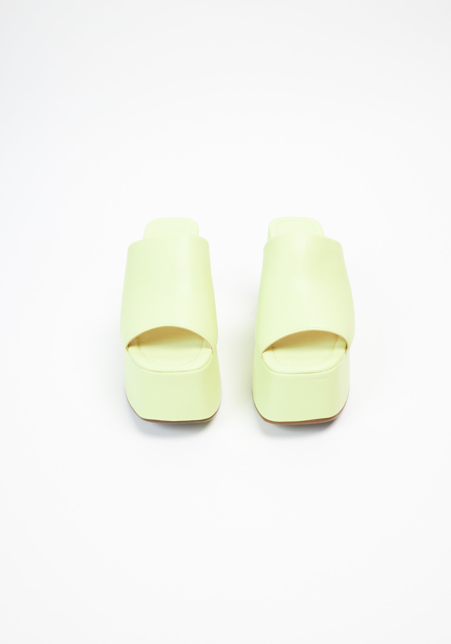 Anabela Mule Monocolor Verde Verde 1