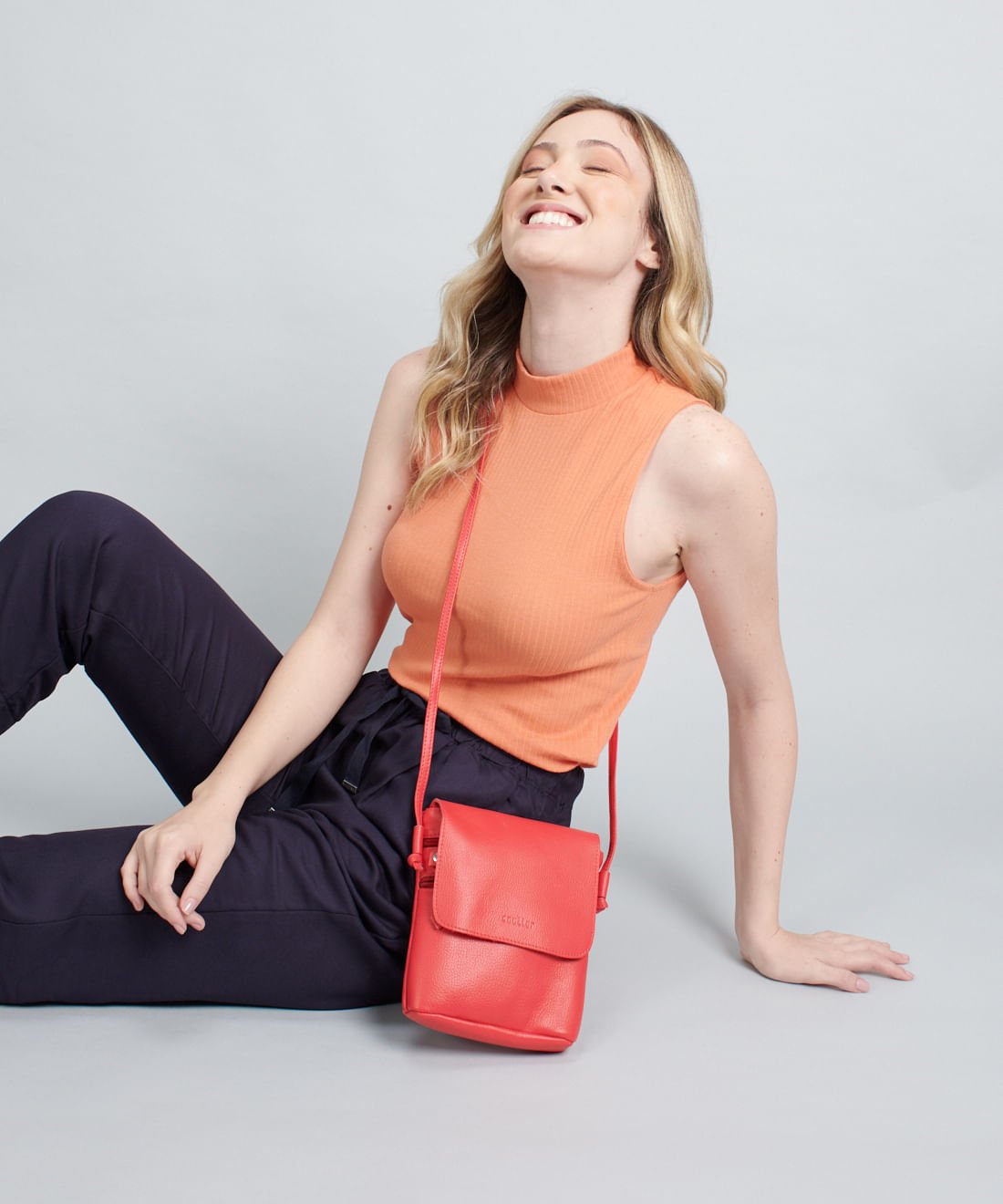 Bolsinha Duo Zip - Vermelho Vermelho 2