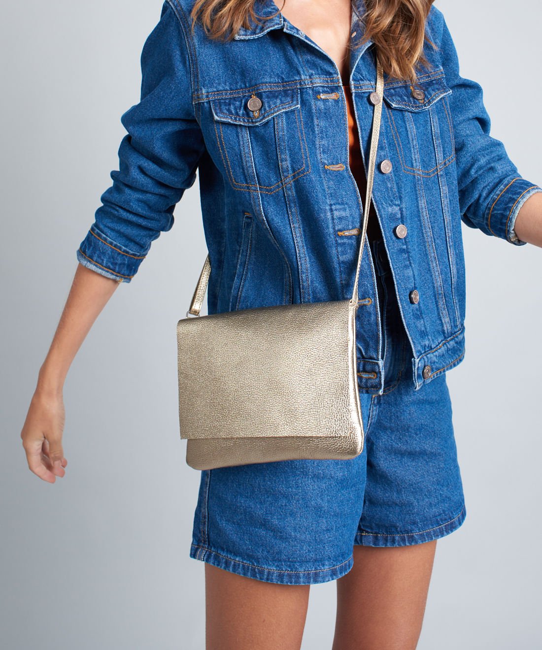 Bolsa Blues - Prata Velho Dourado 5