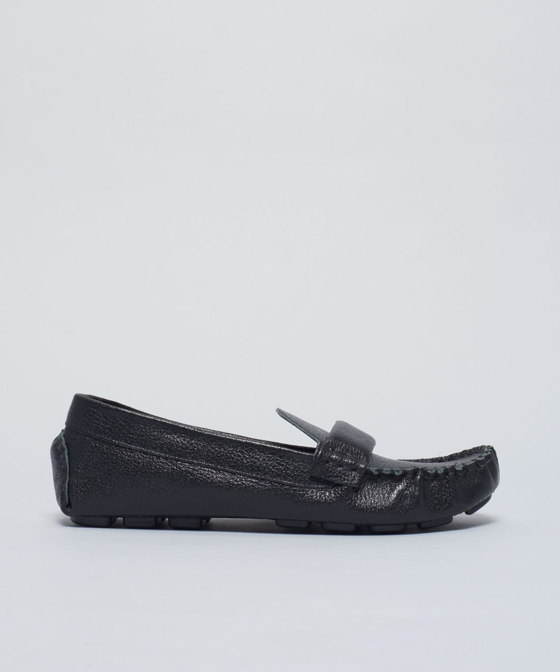 Mocassim Gravata Puff - Preto