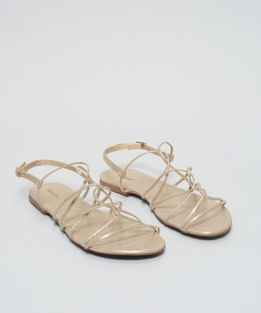 Rasteirinha Soulier 7010702504334 Dourado 2